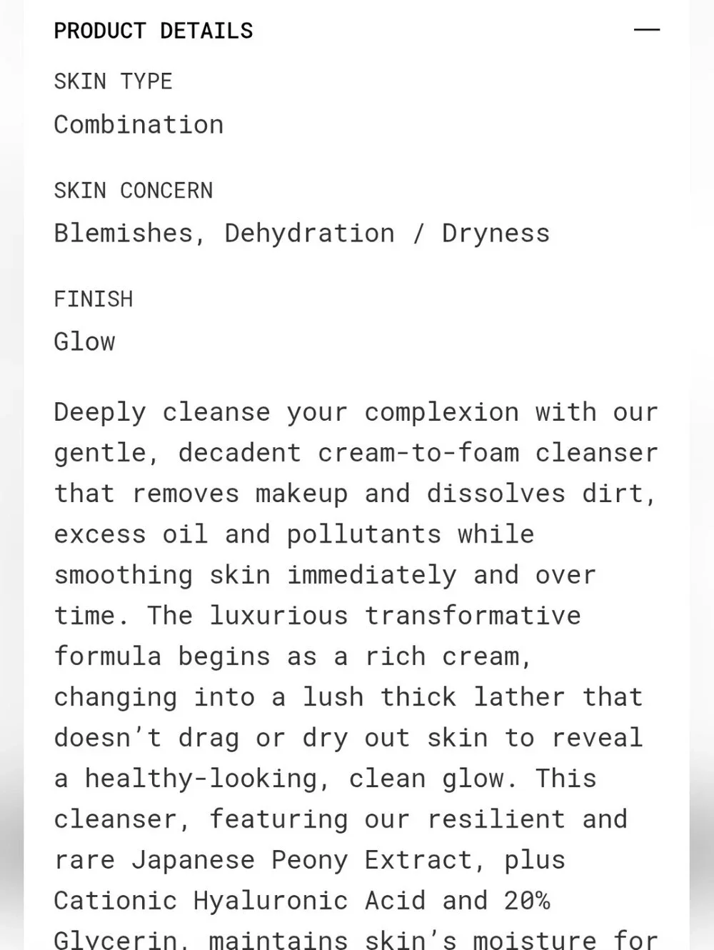 MAC Cosmetics Hyper Real Fresh Canvas Crean-To-Foam Cleanser- Mini Mac